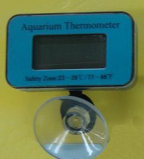 Mini Aquarium LCD Digital Submersible Thermometer Fish Tank Waterproof 