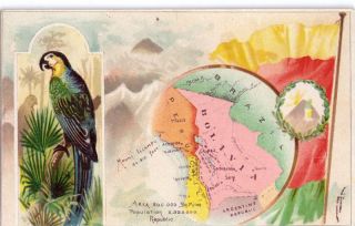 Arbuckle Trade Card 1889 Bolivia National Geo 66
