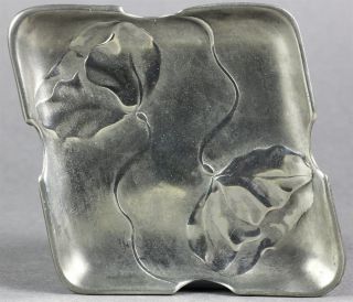   Liberty Pewter Ashtray by Archibald Knox by Poppies C 1900