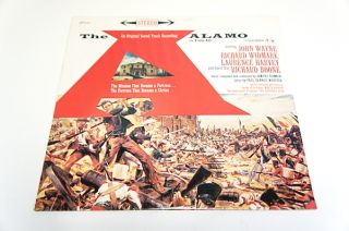 the alamo soundtrack lp record the picture below is the actual item 