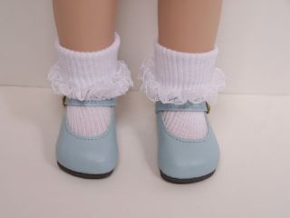 Lt Blue Basic Doll Shoes for Tonner Magic Attic♥
