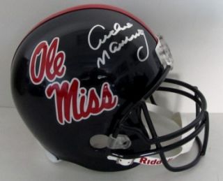 Archie Manning Signed Ole Miss NCAA Full Size Helmet Steiner