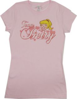 Team Betty Archie Comics Sheer Womens T Shirt