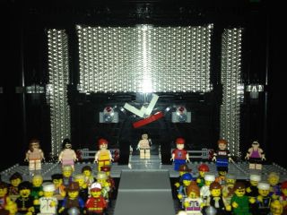 Custom Lego WWE Monday Night Raw Arena by C3BRIX