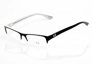 Armani Exchange Eyeglasses AX226 Black White Frames