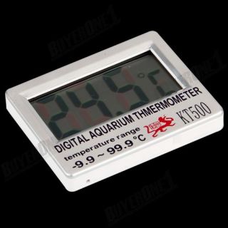 Digital LCD Aquarium Fish Tank Vivarium Incubator Thermometer Meter