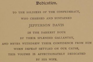 Jefferson Davis Confederate President Memoirs General Lee Grant 