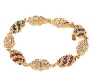  Sold Out Jacqueline Kennedy Reproduction Royal Color Adj Bracelet 