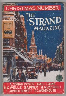    Magazine Xmas 1925 Conan Doyle PG Wodehouse HG Wells Arnold Bennett