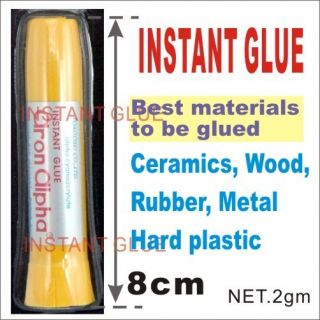 AA Aron Alpha Instant Glue All Purpose Hard Plastic Metal Rubber 