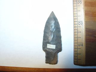 Arrowheads Indian Artifacts Nice Adena Long Stem Point AL 2 1 2