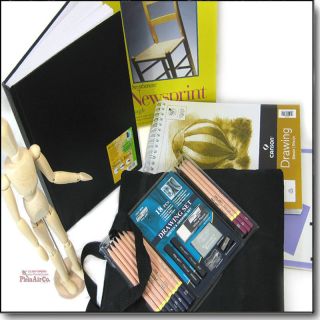 Complete Drawing Art Set Supplies Great Value Low SHIP