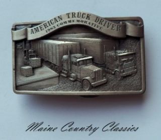   American Truck Driver Commemorative Belt Buckle Ltd Ed Arroyo