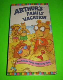 Arthurs Family Vacation VHS Grandpa Daves Old Farm