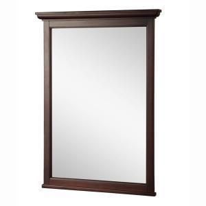 Foremost Ashburn 24 in w x 31 in H Mirror in Mahogany