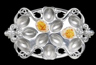 Arthur Court Designs Fleur de Lis Deviled Egg Holder
