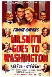   Washington Movie Poster 27x40 James Stewart Jean Arthur Edward