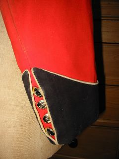 Vintage British Majors Red Military Army Mess Jacket
