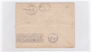 British FPO South Africa 1901 BOER War Cover to US Lynn MA