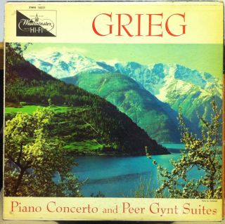 Yury Boukoff Rodzinski Grieg Piano Concerto Peer Gynt LP VG XWN 18231 