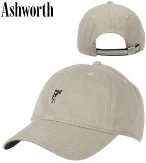 Ashworth Core Cresting Mens Golf Hat Cap Tan New Free Ground SHIP 
