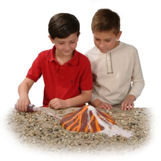 Build Your Own Volcano Set Assemble Erupt Kit Fun Science Works Great 