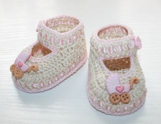 Luxurious Crochet Booties for Reborn Baby Doll