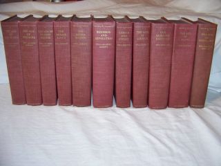   OF CIVILIZATION (COMPLETE 11 VOLUME SET) by WILL DURANT (1963   1975