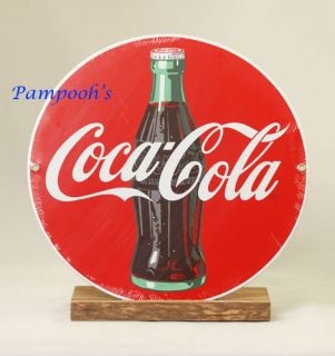 Ande Rooney Coke Coca Cola Disk Reproduction Sign