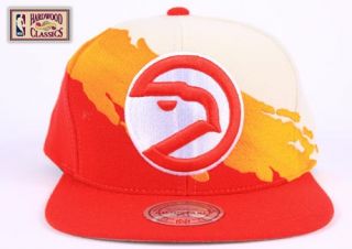 ATLANTA HAWKS Mitchell & Ness NG77 Paintbrush NBA Snapback Hat