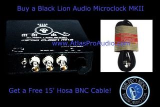 Black Lion Audio Microclock MK2 Micro Clock Free BNC