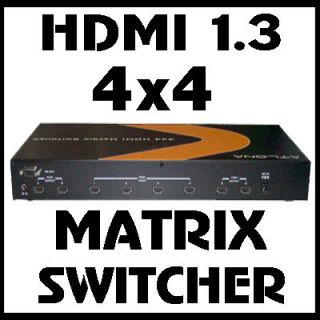 4x4 Atlona HDMI 1 3 Matrix Switcher 1080p HDTV Switch