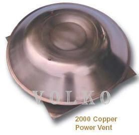 Lomanco 2000 Attic Fan with Thermostat Copper 1200 CFM Roof Vent