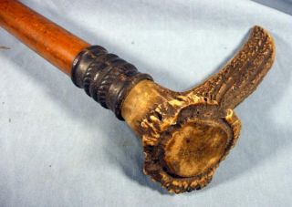 Antique R F Simmons Co Attleboro MA Walking Stick Cane Sterling Band 