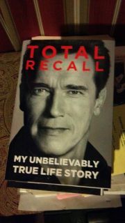 Arnold Schwarzenegger Signed Total Recall Book