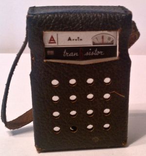 Arvin 60 R 63 Transistor Radio Flame Red