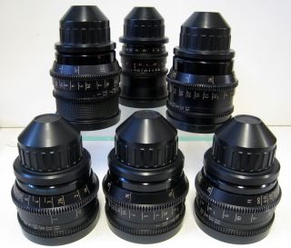   Format Zeiss T1 3 Super Speed MKIII Lens Set MK3 Arri 6 Lenses Speeds