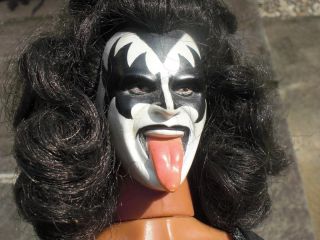   1977 Mego Kiss Gene Simmons 12 Doll Aucoin Poseable Figure