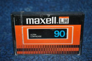 Maxell LN 90 Blank Audio Cassette Tape New