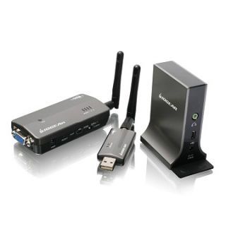 IOGEAR PC to TV Wireless Audio Video Kit–Media Transfer USB Player 