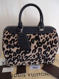 NWT Louis Vuitton Stephen Sprouse Leopard Jacquard Speedy 30 Limited 