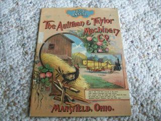 The Aultman Taylor Machinery Co Reprint Hit and Miss Gas Engine 