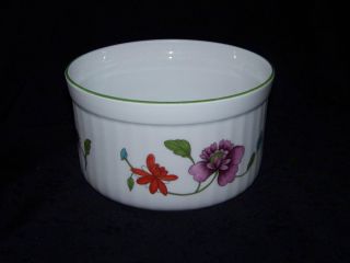 Vintage Royal Worcester Astley Porcelain Souffle Bowl Purple Floral 