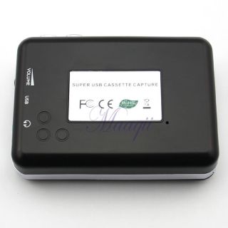 USB Audio Cassette Tape Converter to MP3 CD Burn Player PC iPod 