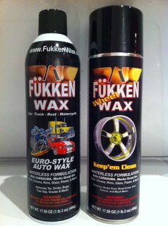 Fukken Wax Car Wax Carnauba Wax Wheel Wax Spray Amazing