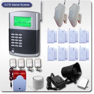   Home Security Alarm System w Auto Dialer House Surveillance Home Alarm