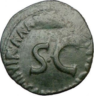 Augustus 18BC Large Authentic Sestertius Quality Ancient Roman Coin 