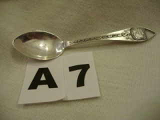 sterling silver south dakota souvenir spoon a7