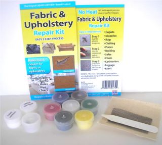 Fabric Upholstery Repair Kit Fix Sofa Couch Carpet Luggage #1 