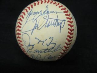   1968 Detroit Tigers Team Autograph Auto Baseball 22 Signatures